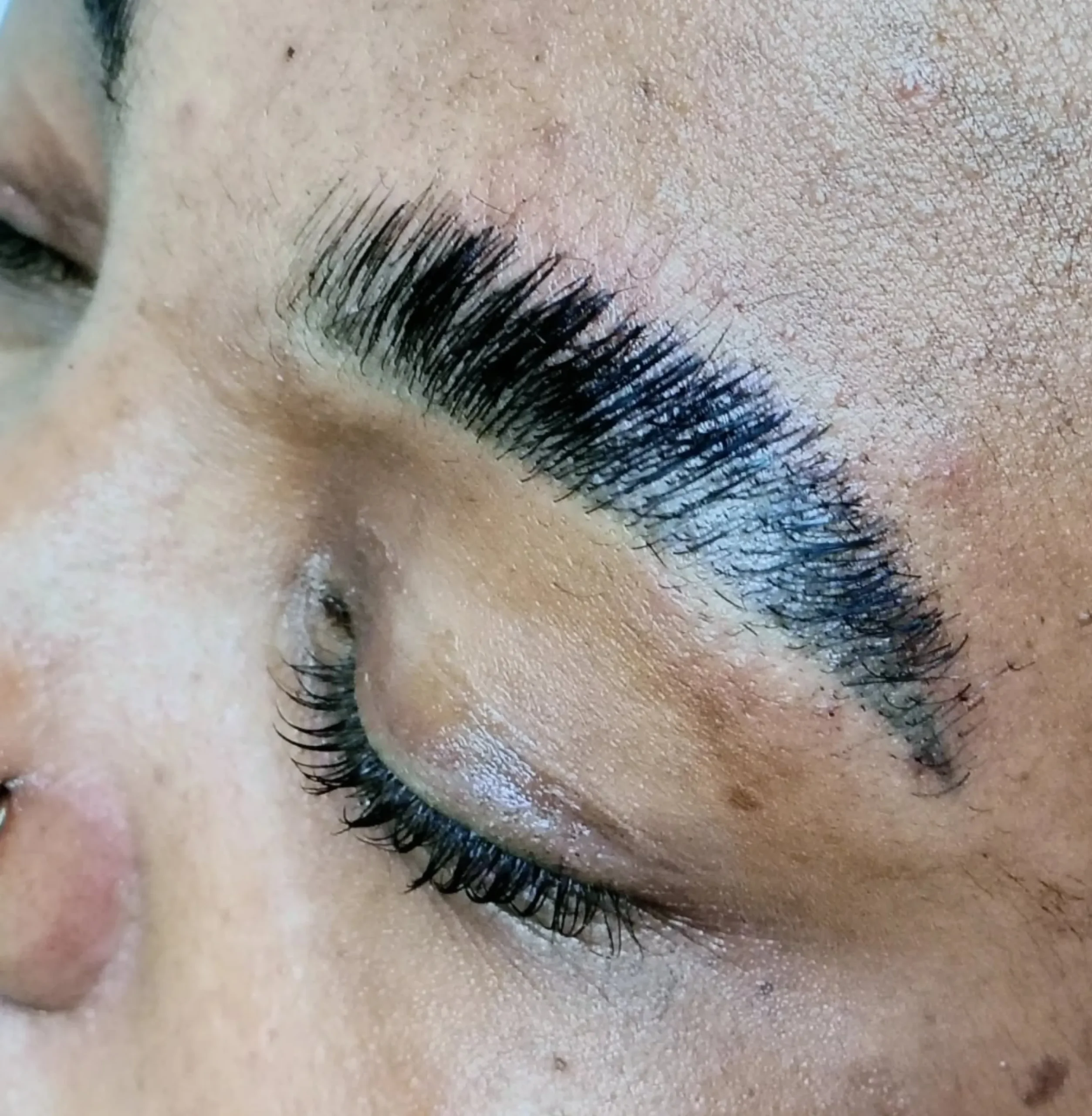 brow touch-up timing